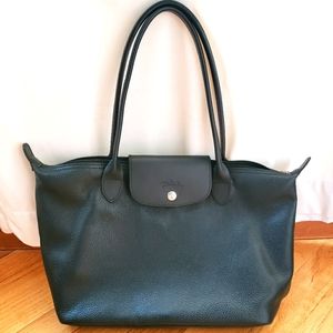 Longchamp leather shoulder bag